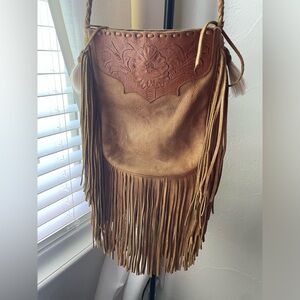 Leather Fring Purse